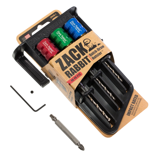 Zack Rabbit Countersink Drill Set with Holster